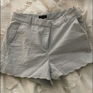 Seersucker J Crew Shorts